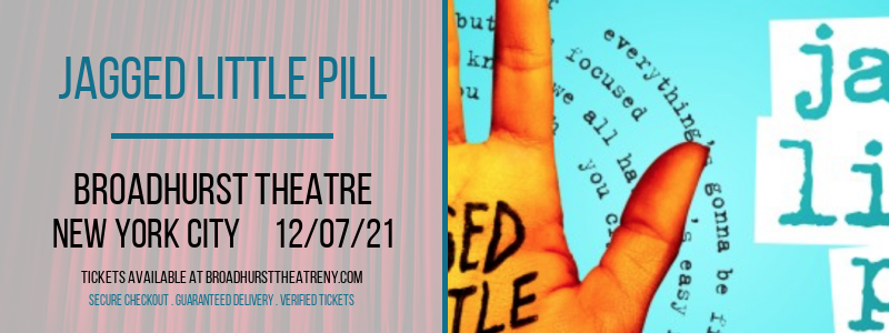Jagged Little Pill at Broadhurst Theatre tickets Jagged Little Pill at Broadhurst Theatre