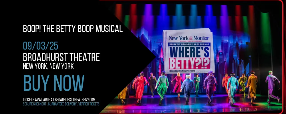 BOOP! The Betty Boop Musical at Broadhurst Theatre